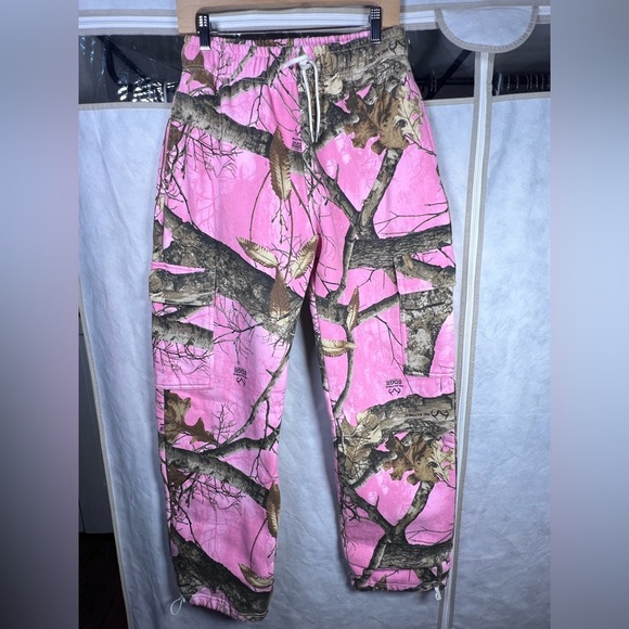 Empyre x Realtree Edge Pink Cargo Sweatpants worn once in pristine condition S - Picture 3 of 7